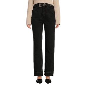 Le' AL.X High Rise Straight Leg Jeans